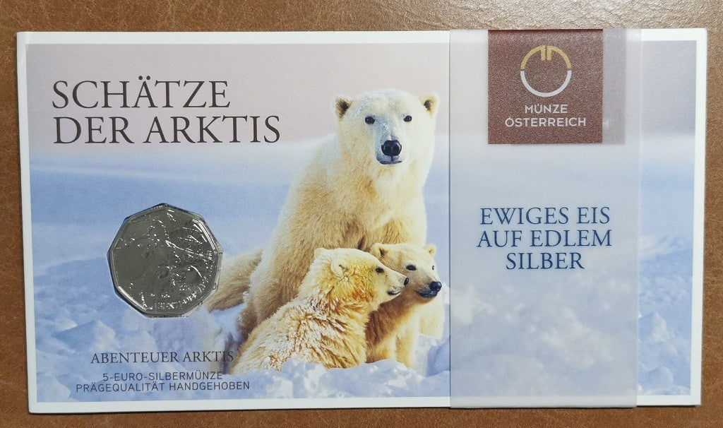 5 Euro Ausztria 2014 Abenteuer Arktis (BU)