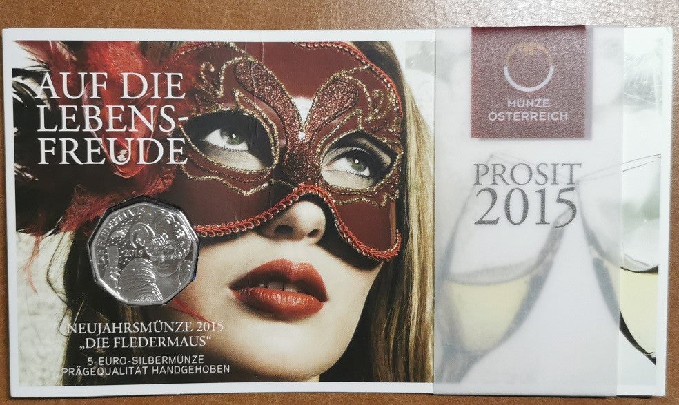 5 Euro Ausztria 2015 A denevér (BU)