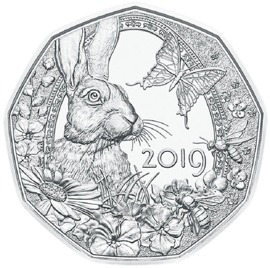 5 Euro Ausztria 2019 Az ébredő természet (BU)