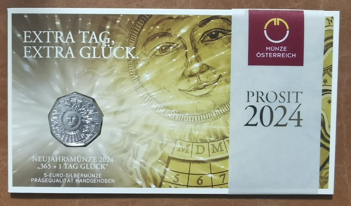 5 Euro Ausztria 2024 - A boldog ugrás (BU)