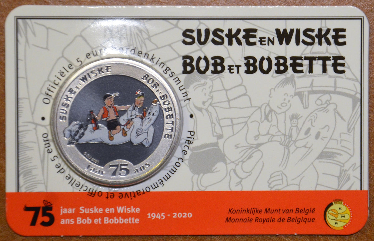 5 Euro Belgium 2020 Suske & Wiske color (BU kártya)