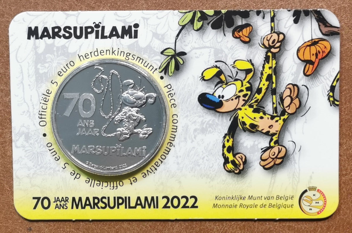 5 Euro Belgium 2022 Marsupilami (BU kártya)