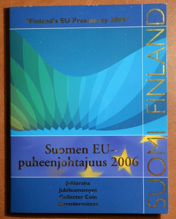 5 Euro Finnország 2006 - EU elnökség (UNC)