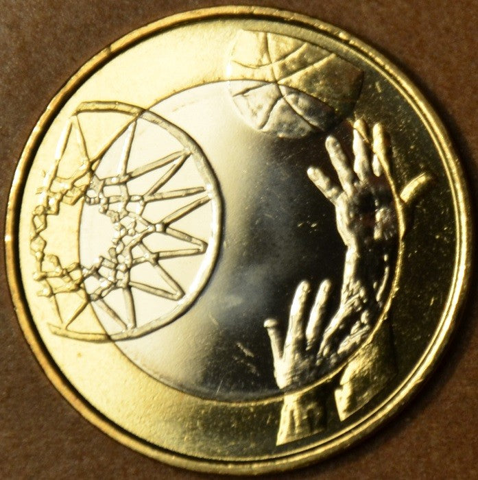 5 Euro Finnország 2015 - Kosárlabda (UNC)