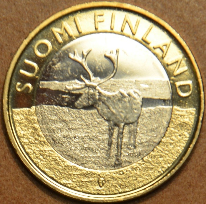 5 Euro Finnország 2015 - Lapland - Rénszarvas (UNC)