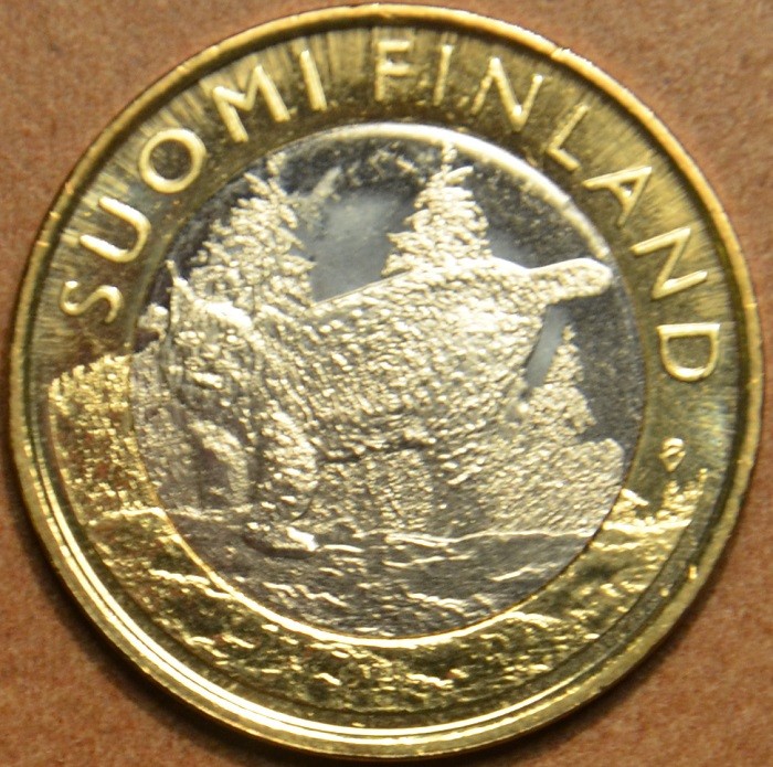 5 Euro Finnország 2015 - Tavastia - Hiúz (UNC)