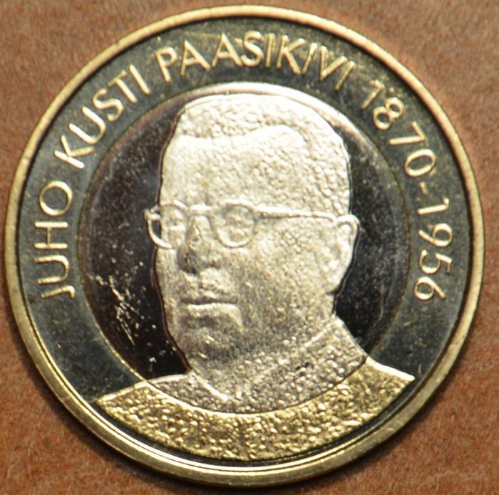 5 Euro Finnország 2017 - Juho Kusti Paasikivi (UNC)