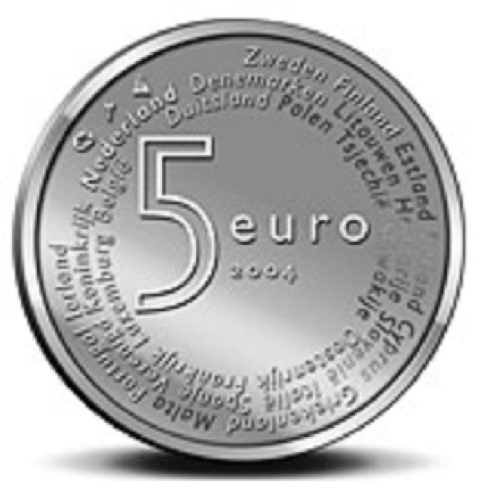 5 Euro Hollandia 2004 - Az EU bővítése (UNC)