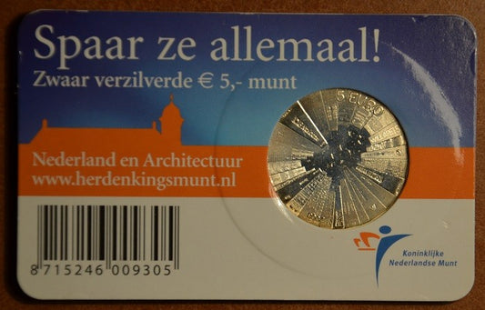 5 Euro Hollandia 2008 - Építészet (BU kártya)