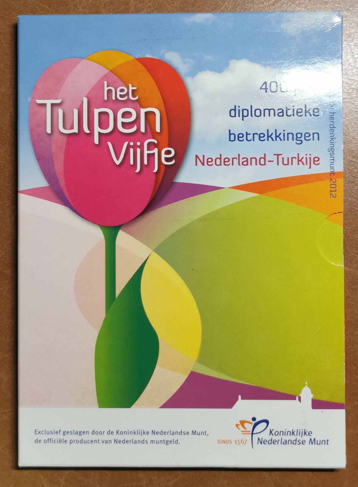 5 Euro Hollandia 2012 - Tulipán (Proof kártya)