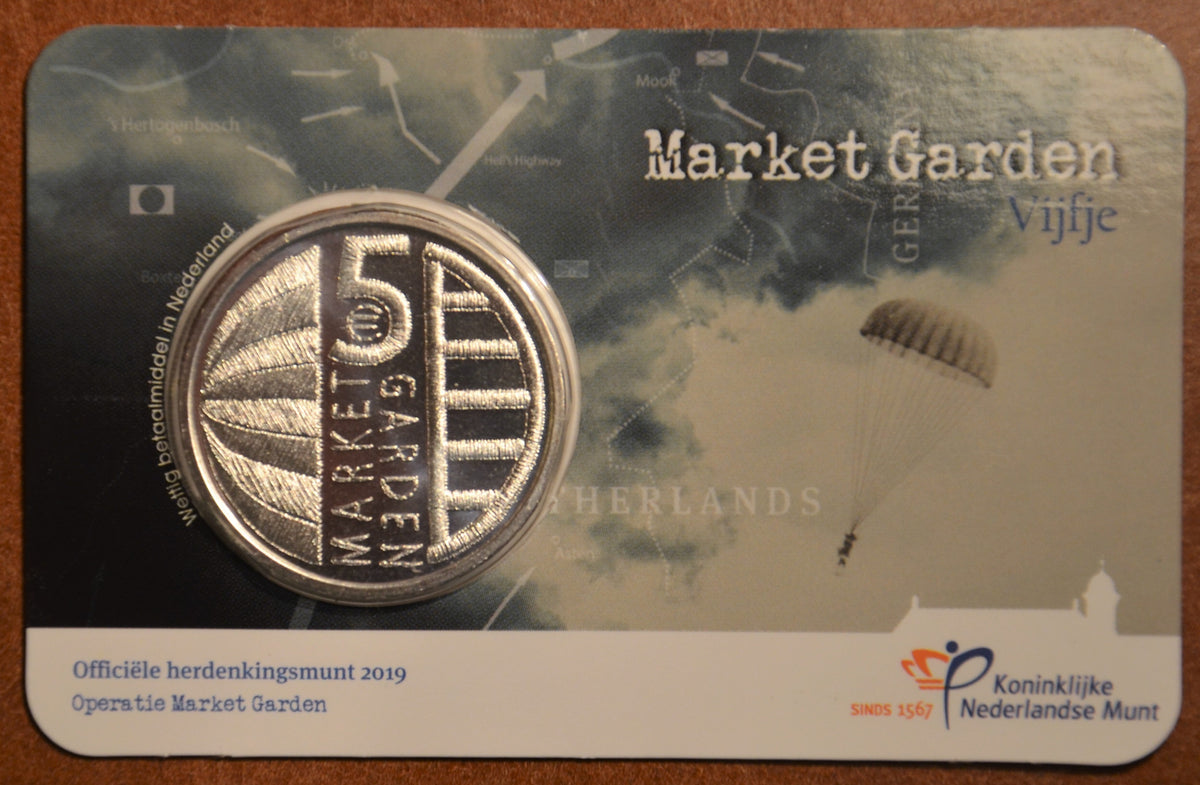 5 Euro Hollandia 2019 - Market garden (UNC)