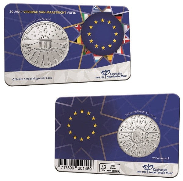 5 Euro Hollandia 2022 - Maastricht (UNC)