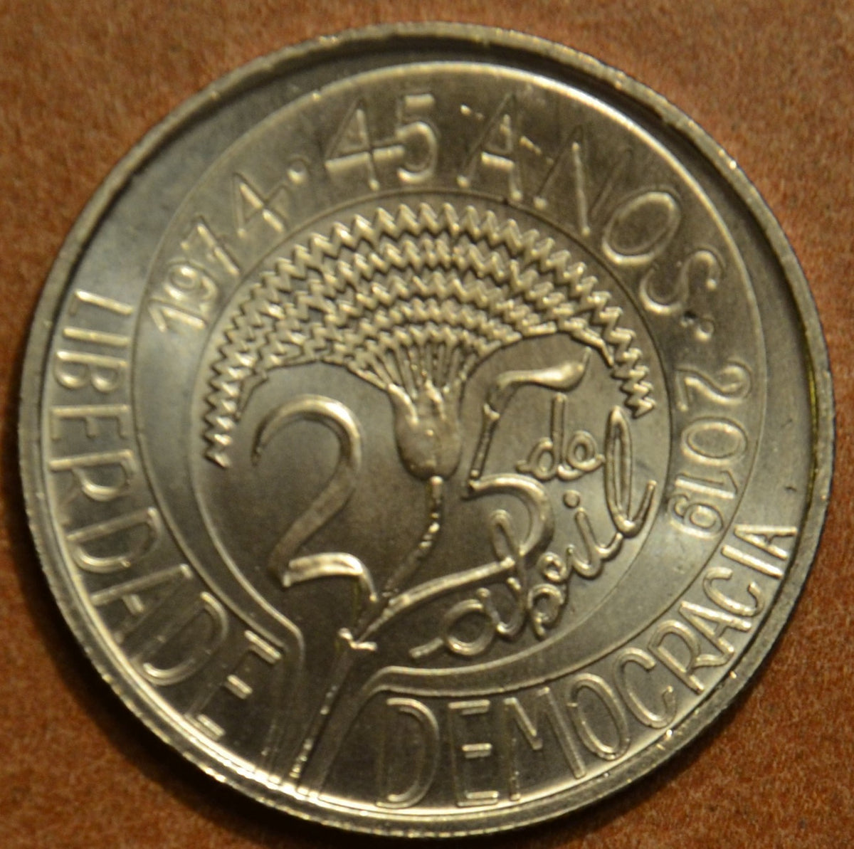 5 Euro Portugália 2019 - A rózsaszín forradalom (UNC)