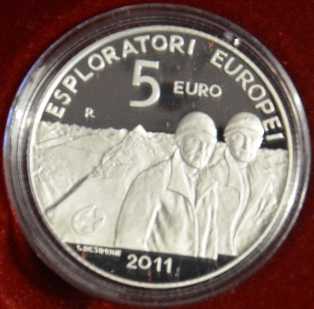 5 Euro San Marino 2011 - Európai felfedezők (Proof)
