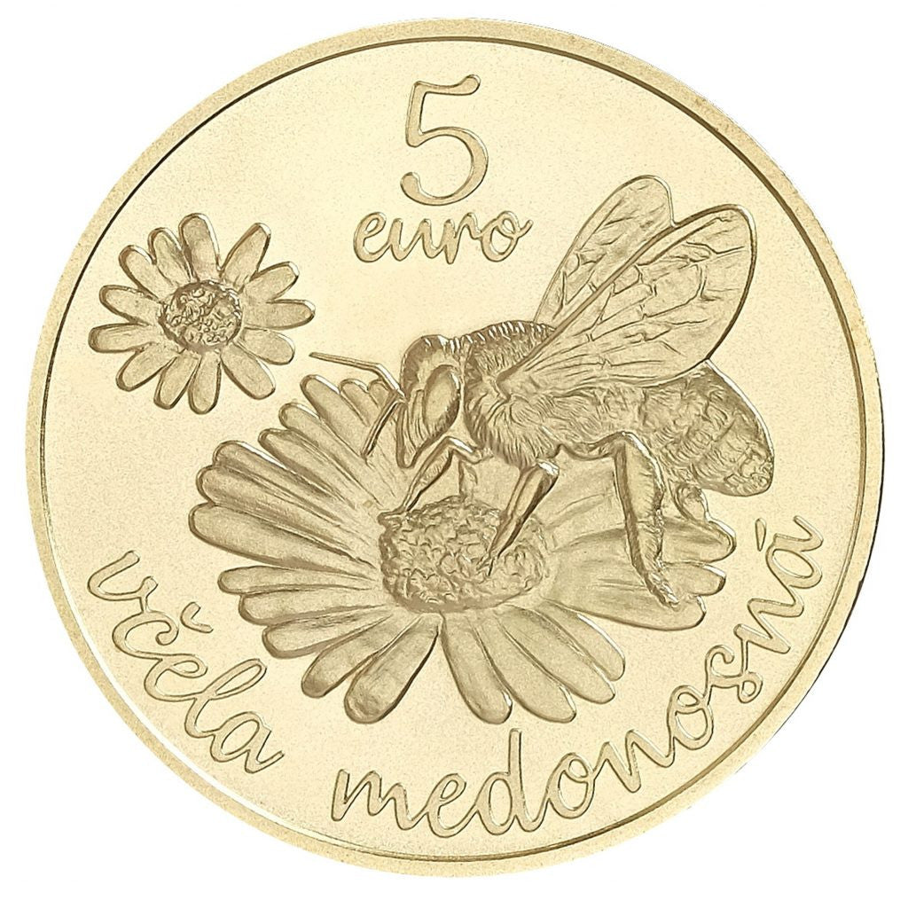 5 Euro Szlovákia 2021 - Mézelő méh (UNC)