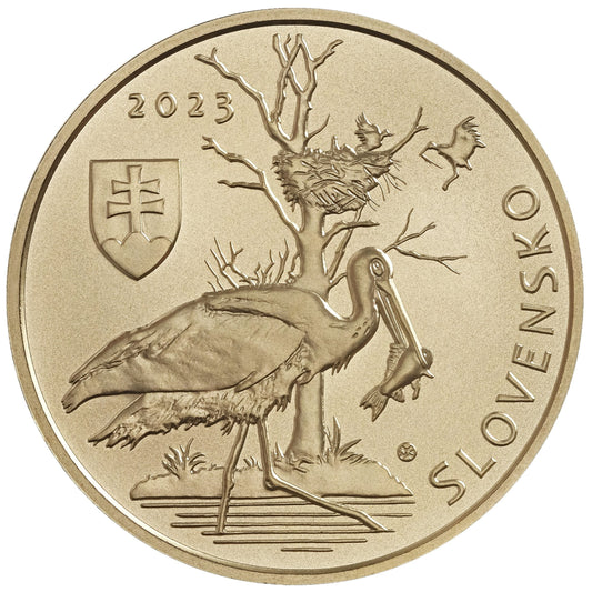 5 Euro Szlovákia 2023 - A fekete gólya (UNC)