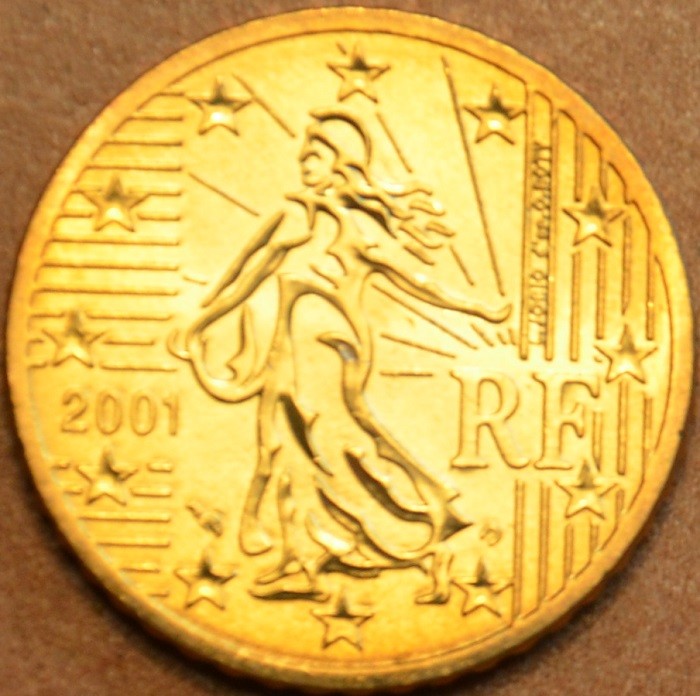 50 cent Franciaország 2001 (UNC)