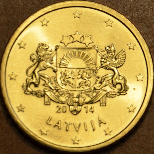 50 cent Lettország 2014 (UNC)