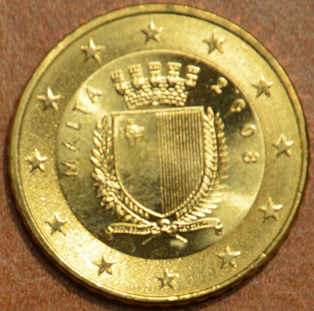 50 cent Málta 2008 (UNC)