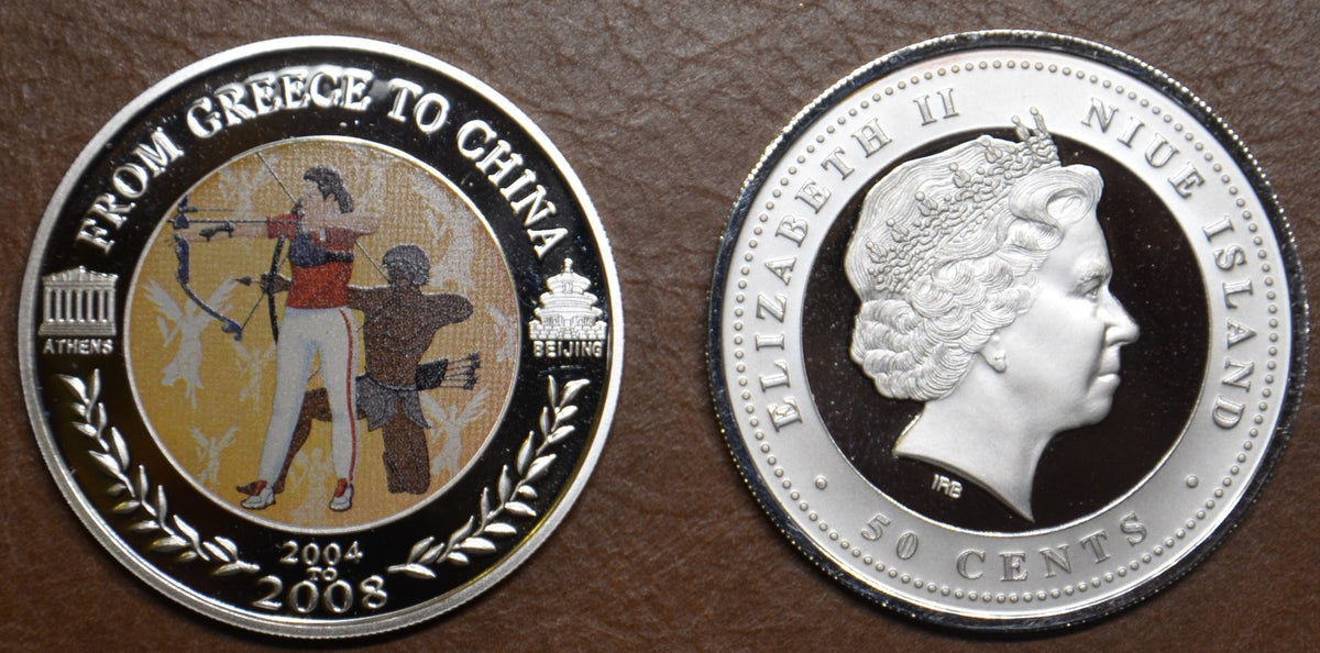 Niue 50 cent 2008 - Íjászat (Proof)