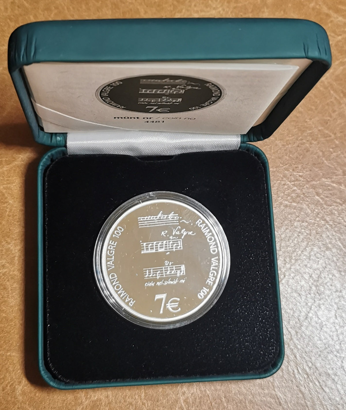 7 Euro Észtország 2013 - Raimond Valgre (Proof)