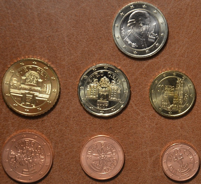 7 részes forgalmi sor Ausztria 2007 (UNC)