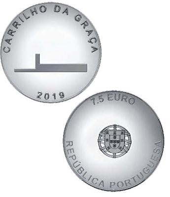 7,5 Euro Portugália 2019 - Carrilho da Graca (UNC)
