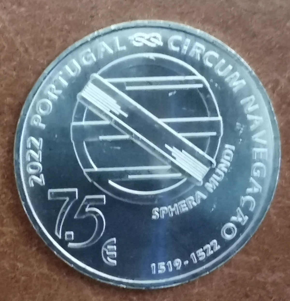 7,5 Euro Portugália 2022 - Magellan: Conclusion 1522 (UNC)