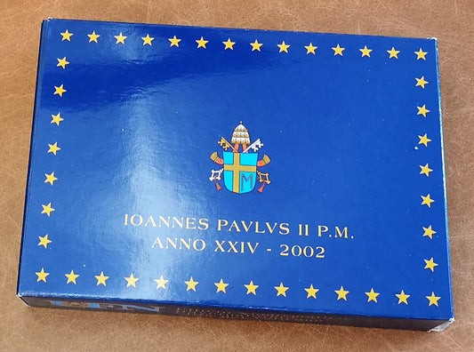 8 részes forgalmi sor Vatikán 2002 (Proof)