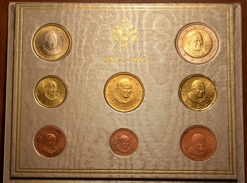 8 részes forgalmi sor Vatikán 2006 (BU)
