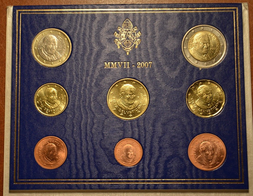 8 részes forgalmi sor Vatikán 2007 (BU)