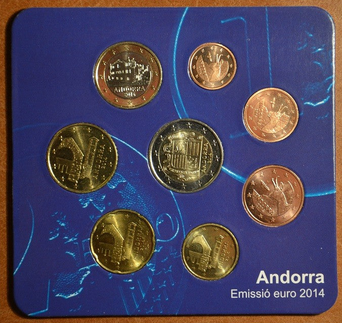 Andorra 2014 forgalmi sor (UNC)