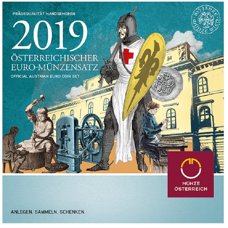 Ausztria 2019 - 8 részes forgalmi sor (BU)