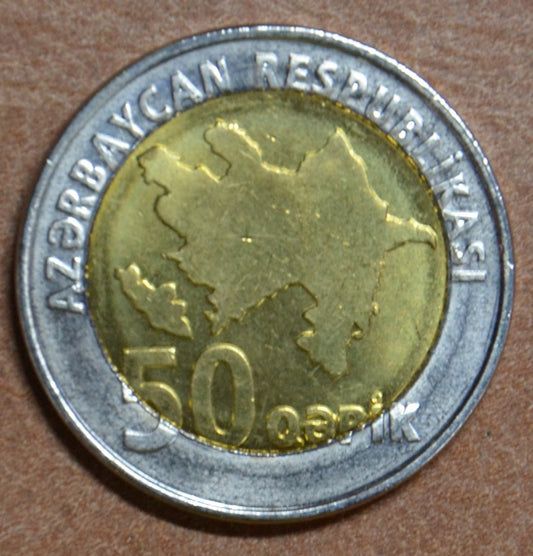 Azerbajdzsán 50 Qapik 2006 (UNC)