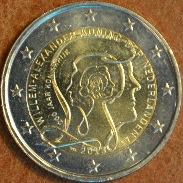 2 Euro Hollandia 2013 - 200 éves a királyság (UNC)