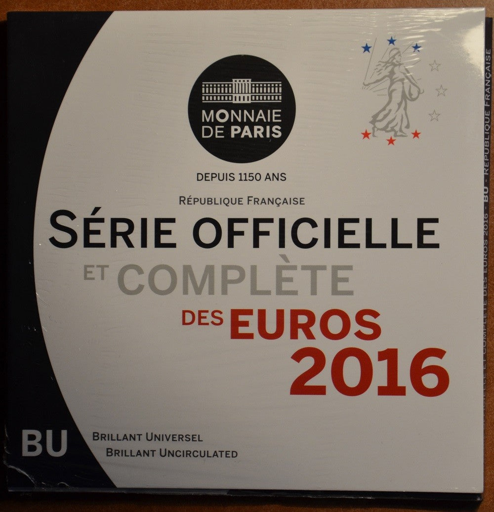 Franciaország 2016 - 8 részes forgalmi sor (BU)