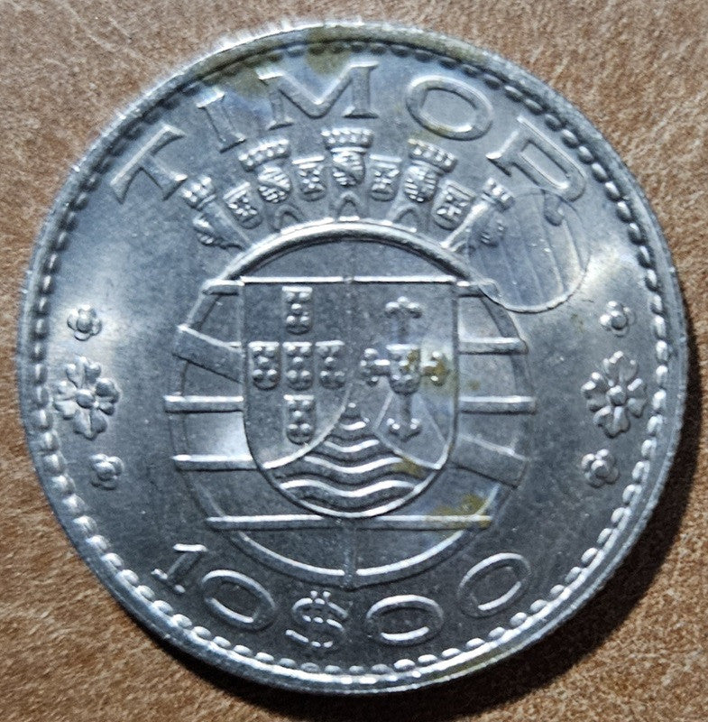 Kelet Timor 10 Escudos 1970 (Aunc)