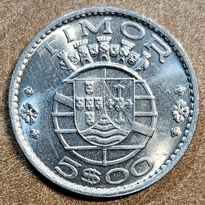 Kelet Timor 5 Escudos 1970 (UNC)