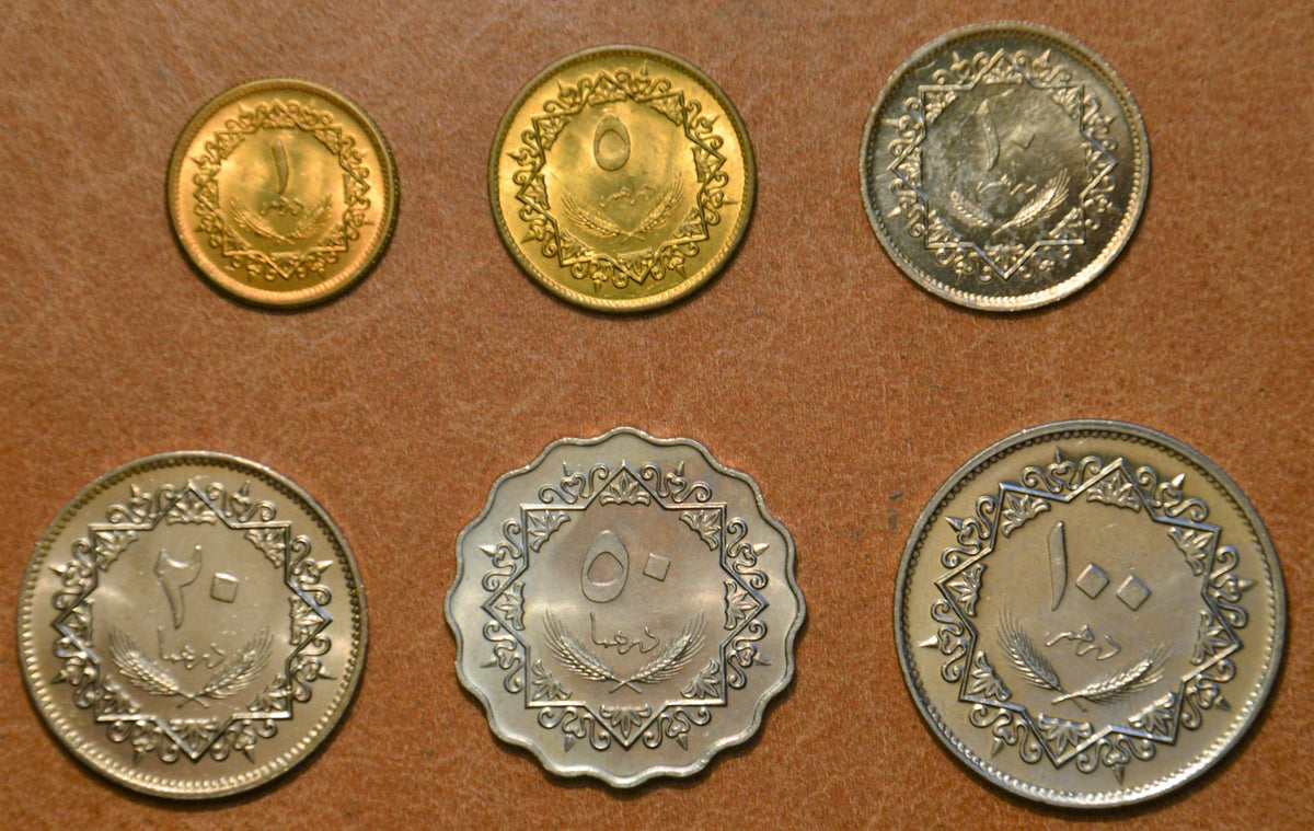 Líbia 6 érme 1979 (UNC)