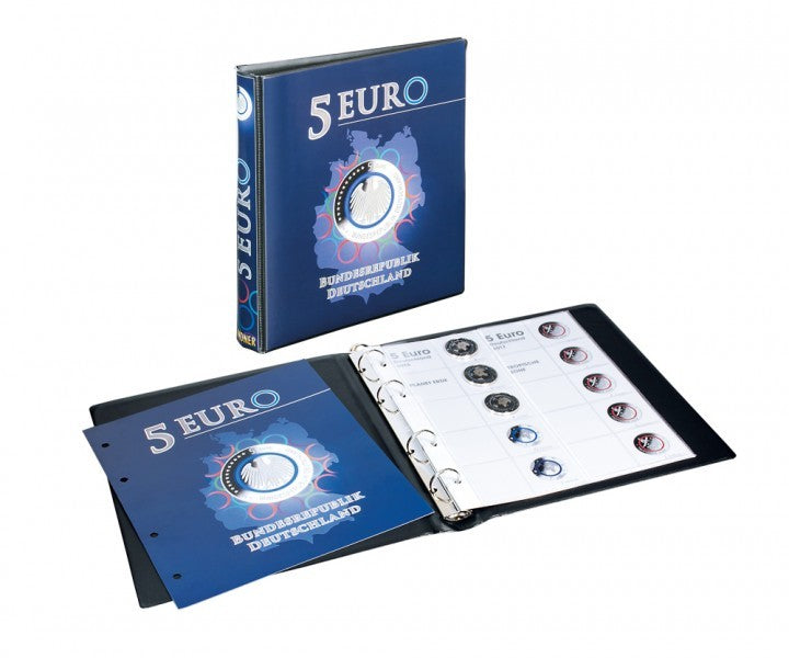 Lindner illusztrált album 5 eurós német érmékre 2016-