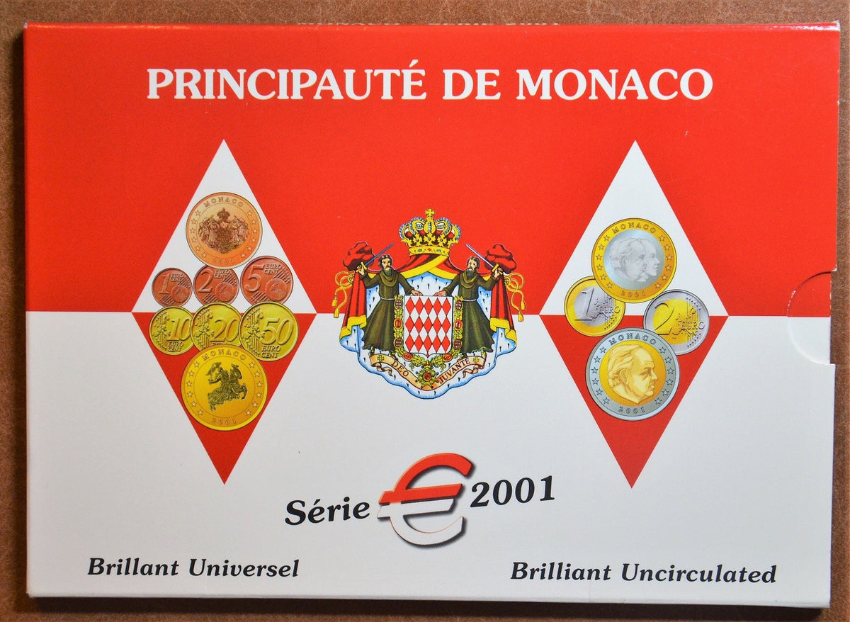 Monaco 2001 - 8 részes forgalmi sor (BU)