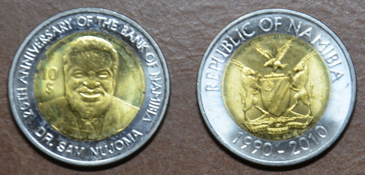 Namíbia 10 dollár 2010 (UNC)