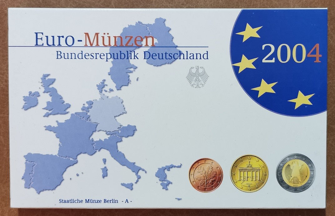 Németország 2004 "A" - 8 részes forgalmi sor (Proof)