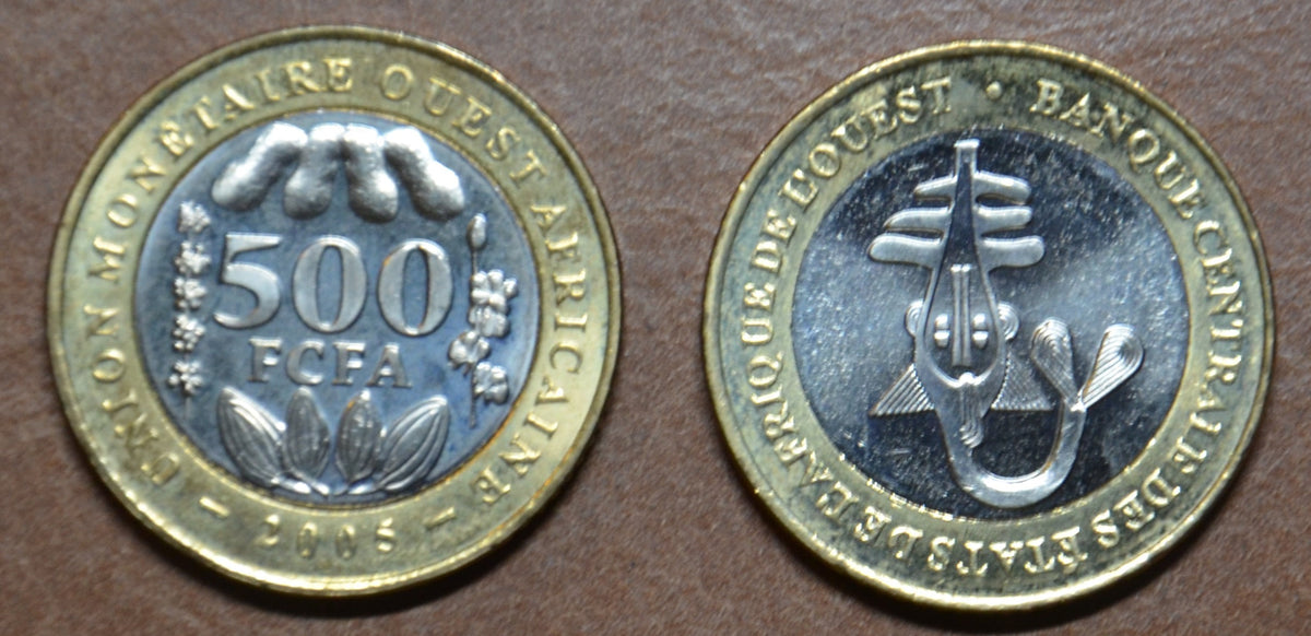 Nyugat Afrikai CFA frank 500 frank 2005 (UNC)