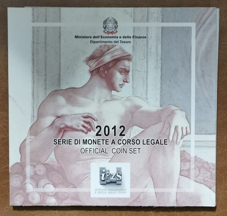 Olaszország 2012-as forgalmi sor 2 és 5 Euro emlékérmével (BU)