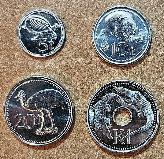Pápua Új-Guinea 4 coins 2009-2010 (UNC)