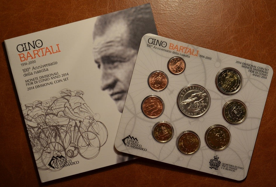 San Marino 2014-es sor 5 Euro Ag emlékérmével (BU)