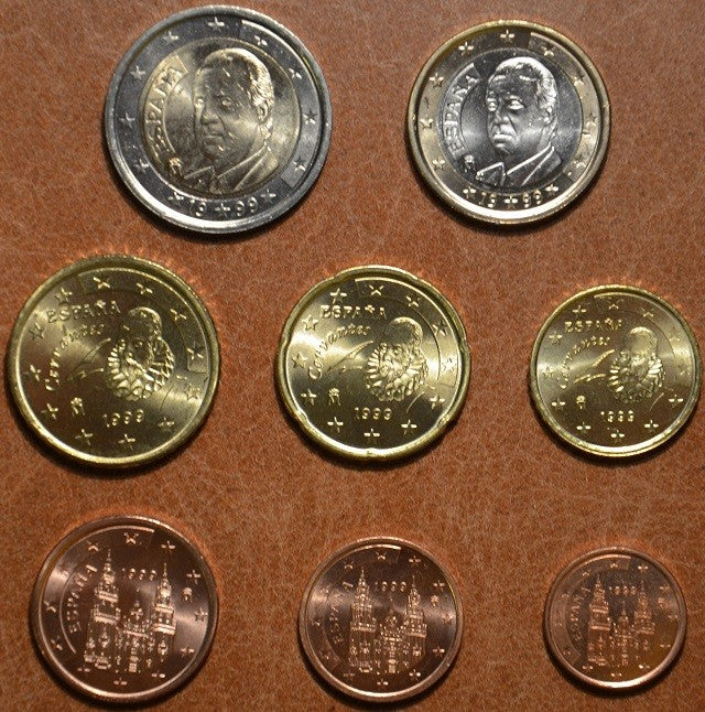 Spanyol 8 részes forgalmi sor 1999 (UNC)