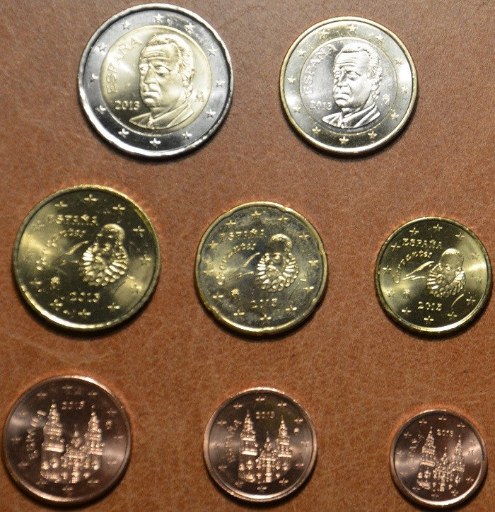 Spanyol 8 részes forgalmi sor 2013 (UNC)