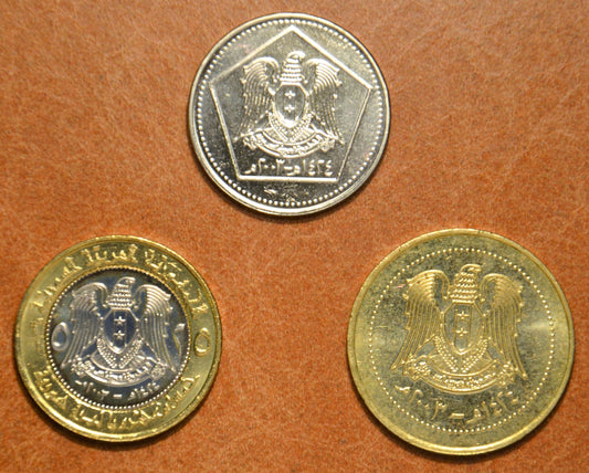 Szíria 3 érme 2003 (UNC)